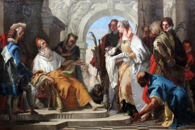 Los Santos Patronos de la Familia Crotta de Giovanni Battista Tiepolo
